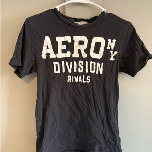 Aeropostale Black Graphic Tee